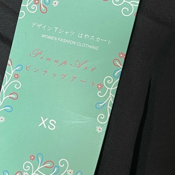 PinupArt NWT Black Maxi Dress with Draped Waist, Size XS - Picture 8 of 10